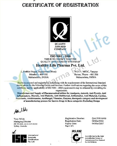 Healthy Life Pharma Private Limited