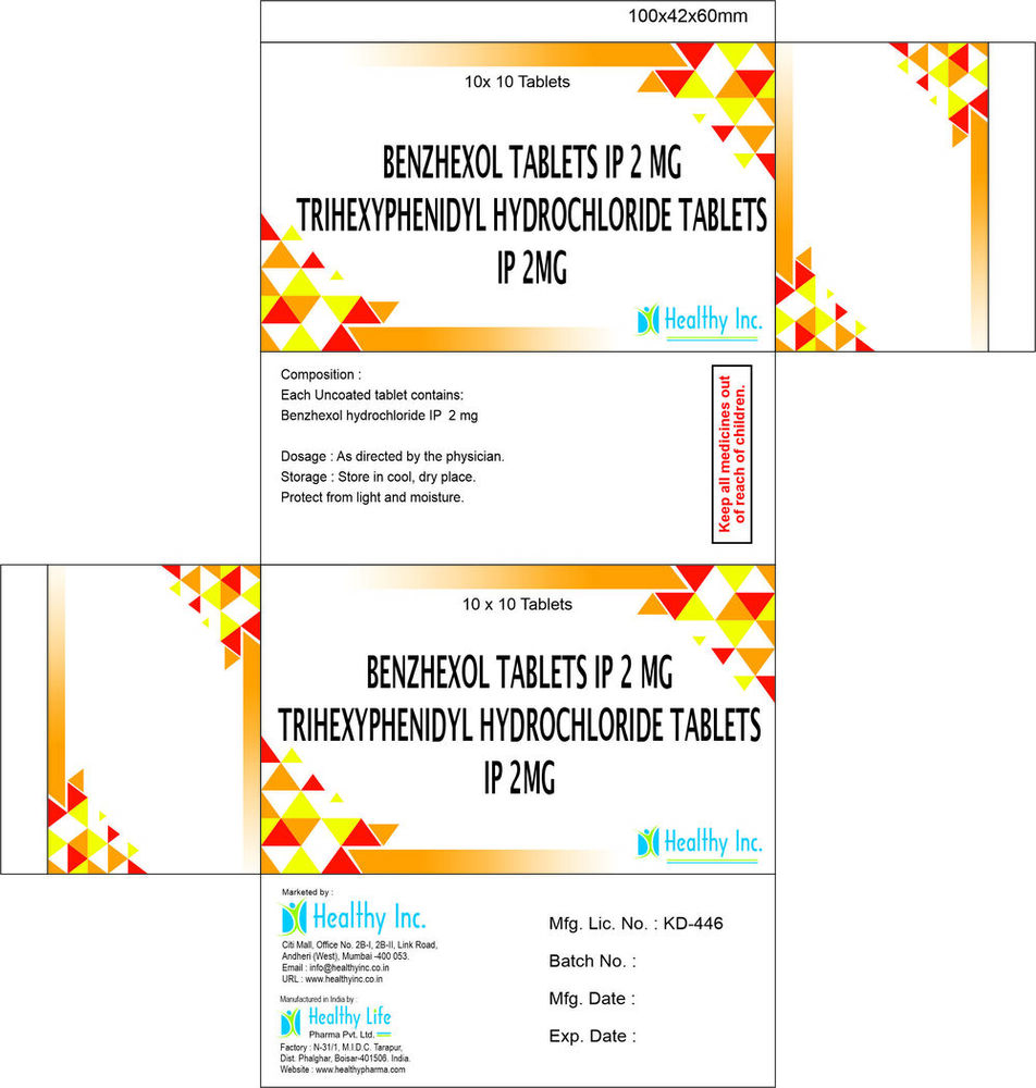 Trihexyphenidyl Tablets