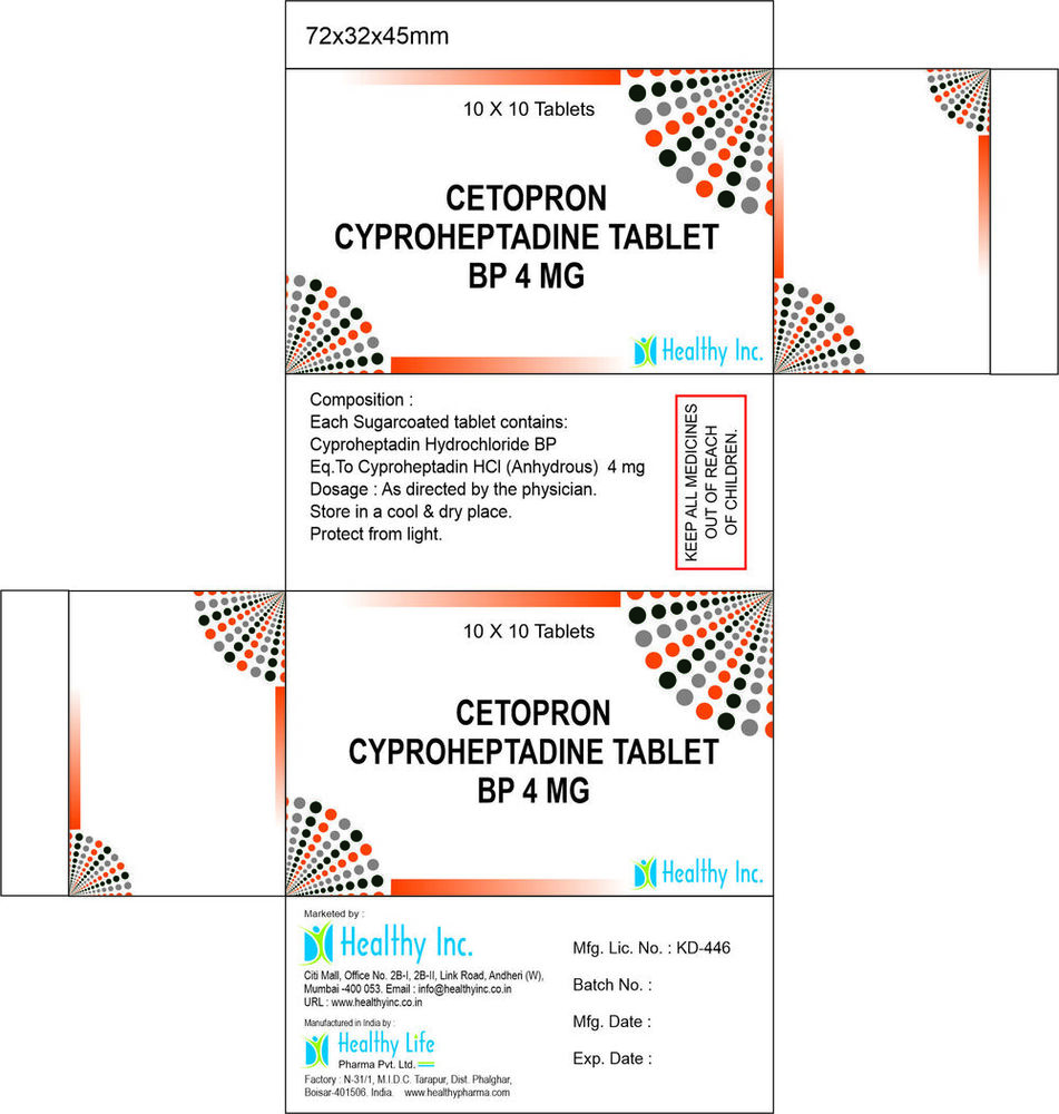 Cyproheptadin Tablets