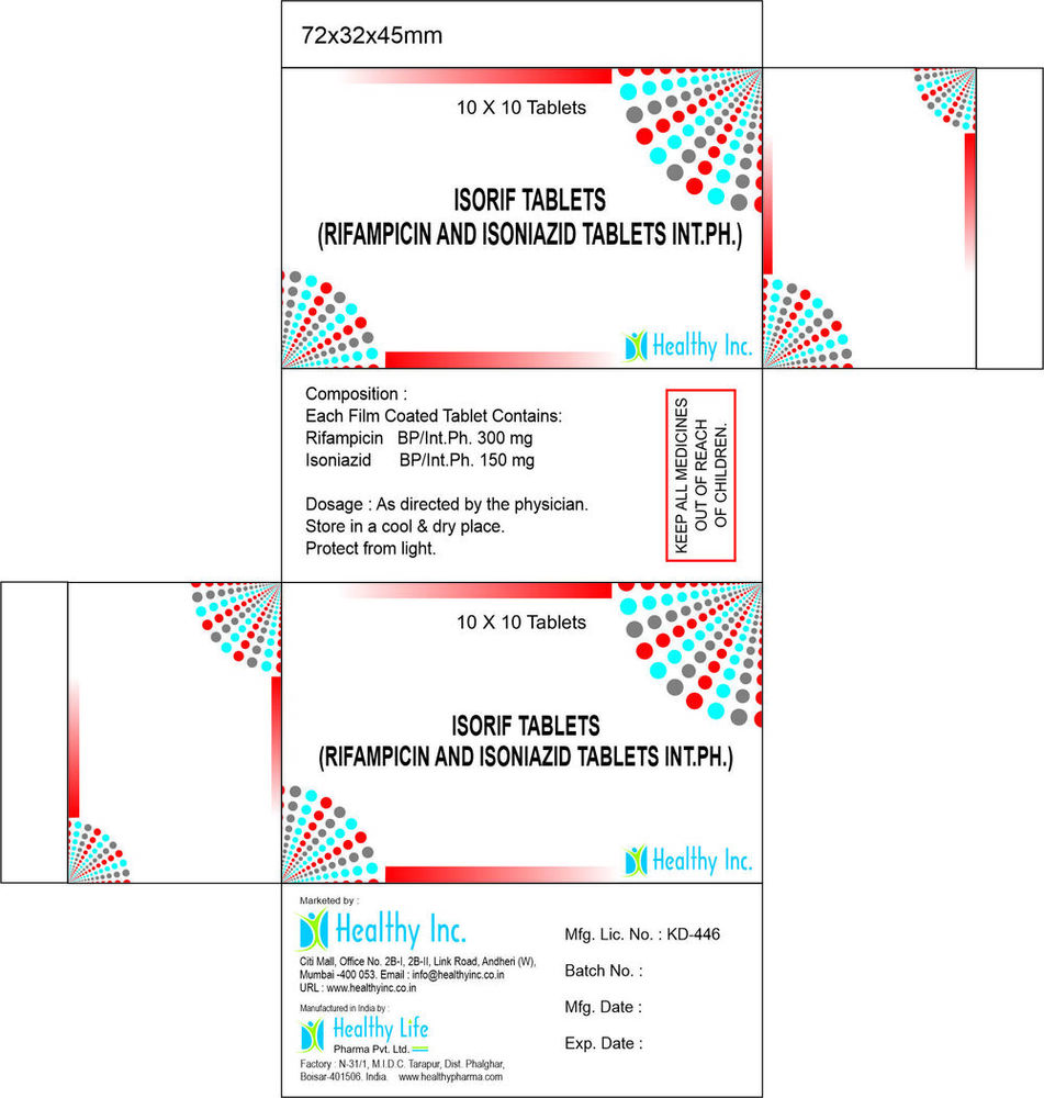 Rifampicin with Isoniazide Tablets