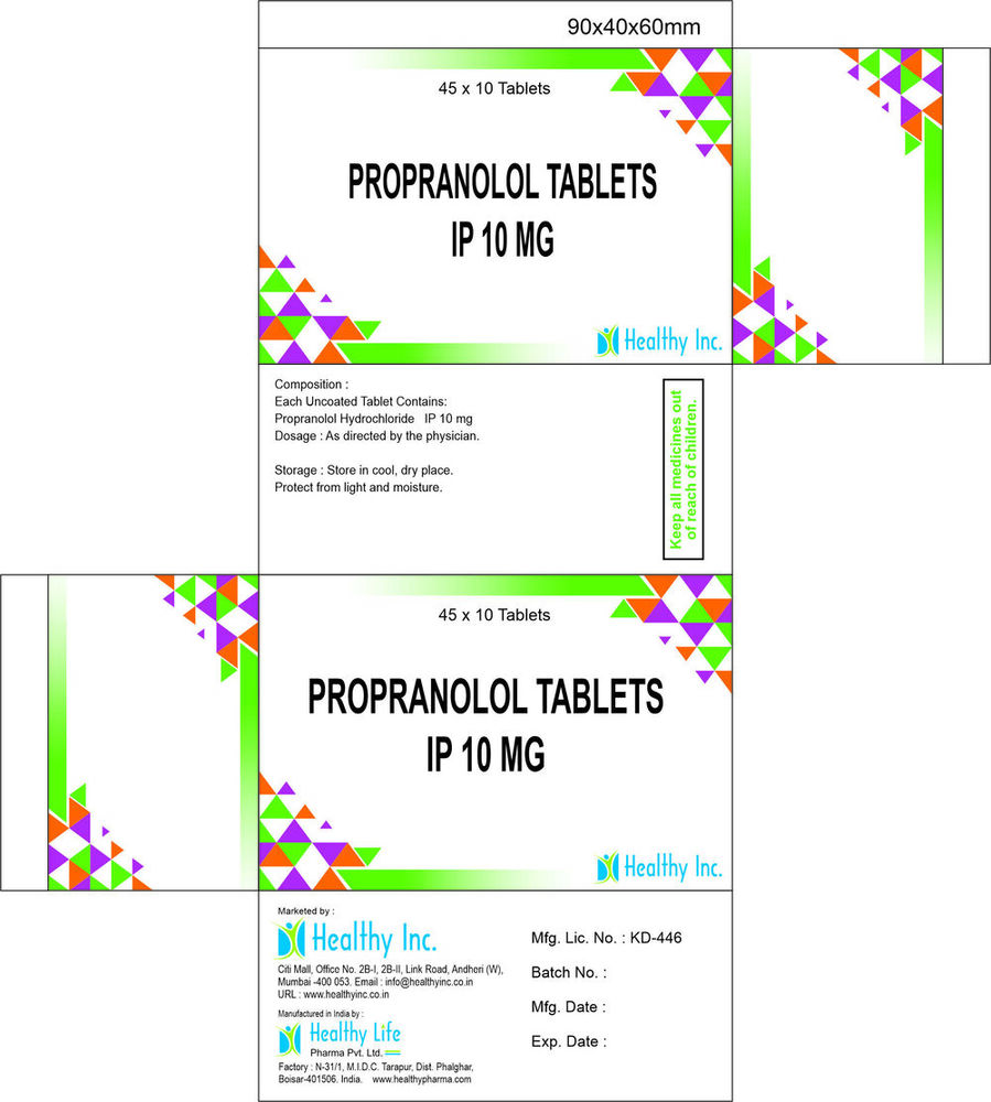 Propranolol Tablets