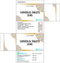 Product image for Carvedilol Tablets