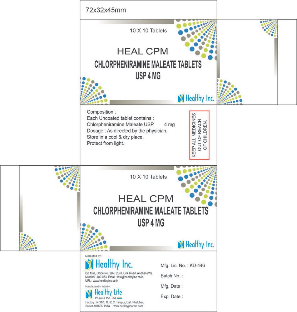 Cholrpheniramine Tablets Cholrpheniramine Tablets