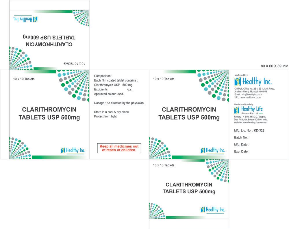 Clarithromycin Tablets Clarithromycin Tablets