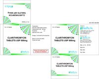 Product image for Clarithromycin Tablets