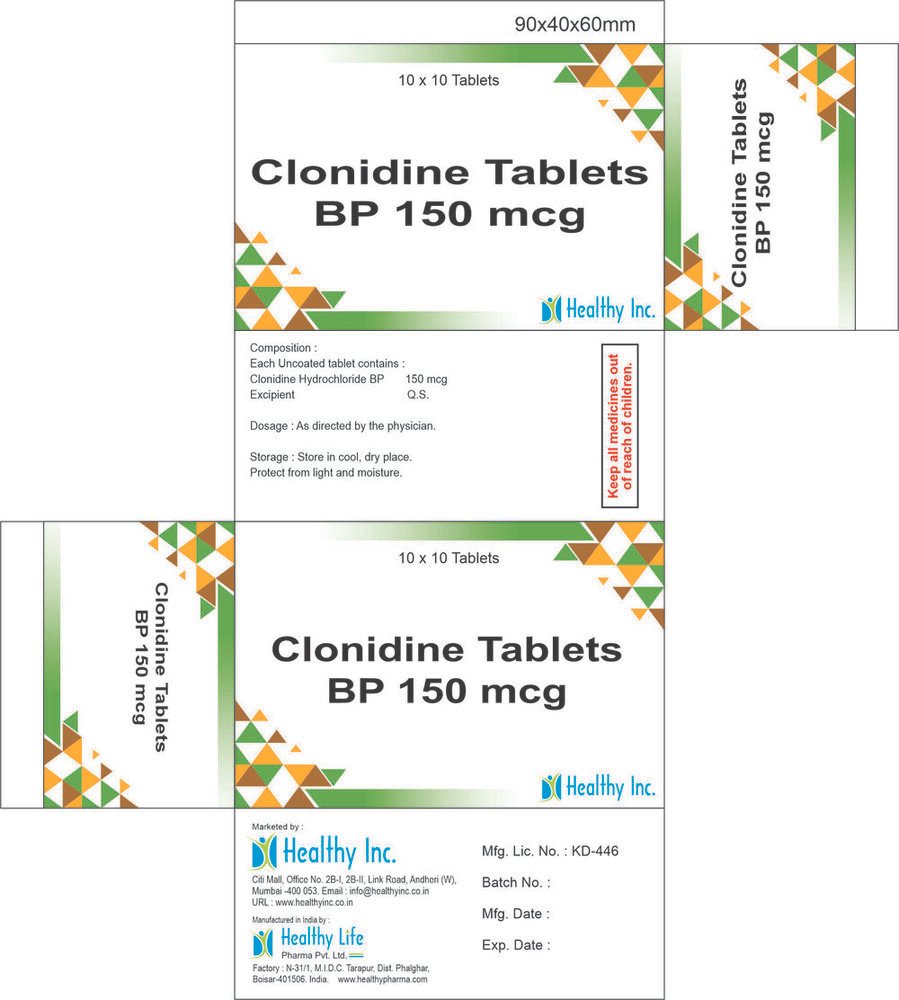 Clonidine Tablets Clonidine Tablets