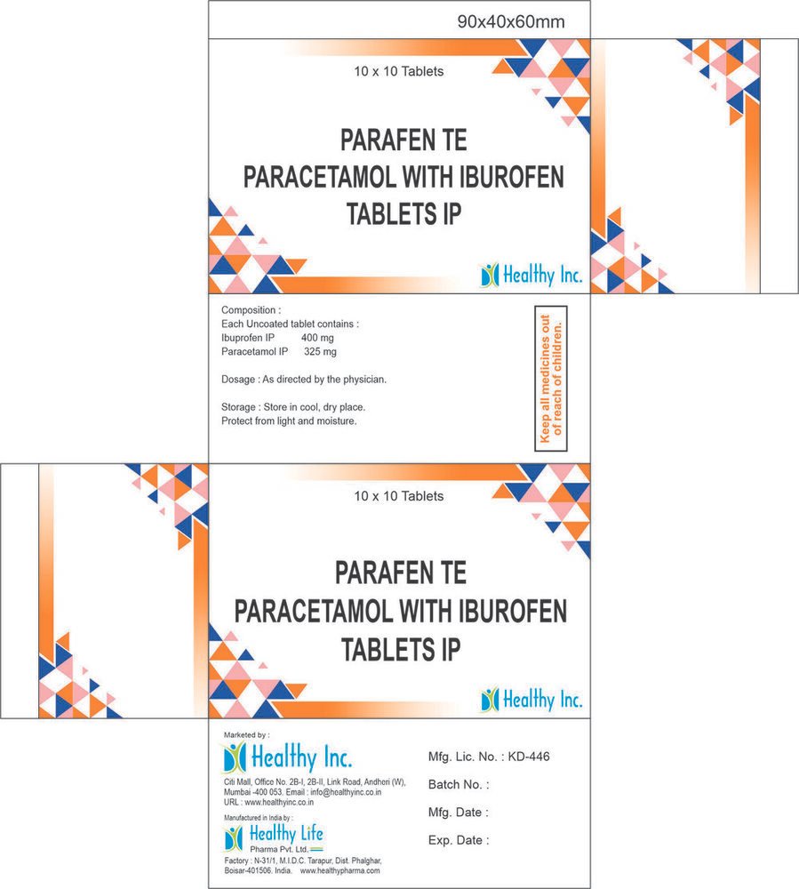 Ibuprofen & Paracetamol Tablets Ibuprofen and Paracetamol Tablets