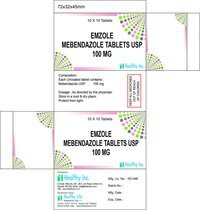 Product image for Mebendazole Tablets