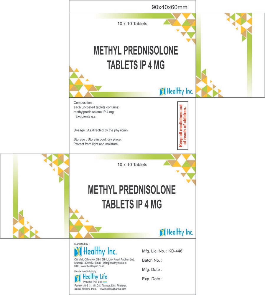 Methylprednisolone Tablets IP