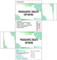 Product image for Praziquantel Tablets