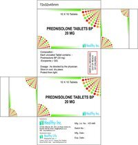 Product image for Prednisolone Tablets