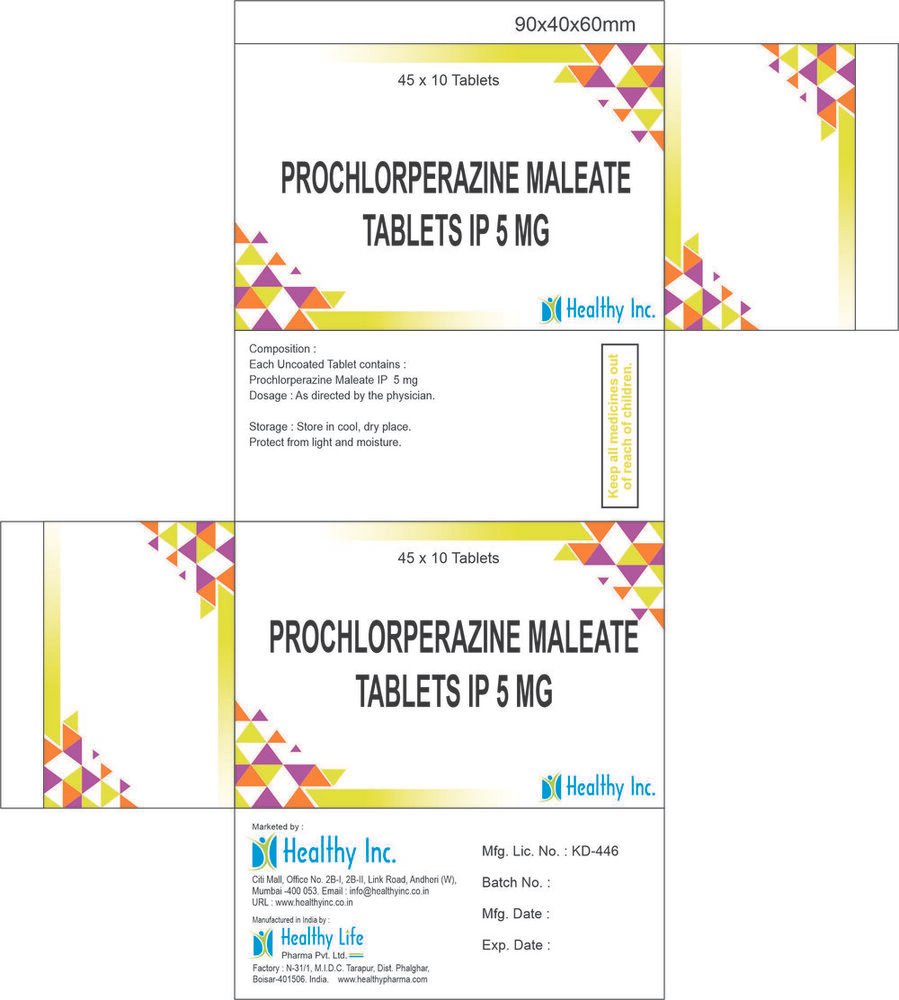 Prochlorperazine Maleate Tablets IP – Manufacturer & Exporter India Prochlorperazine Maleate Tablets IP – Manufacturer & Exporter India