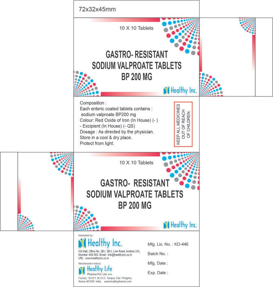 Sodium Valproate Tablets IP Sodium Valproate Tablets IP