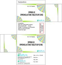 Product image for Spironolactone Tablets