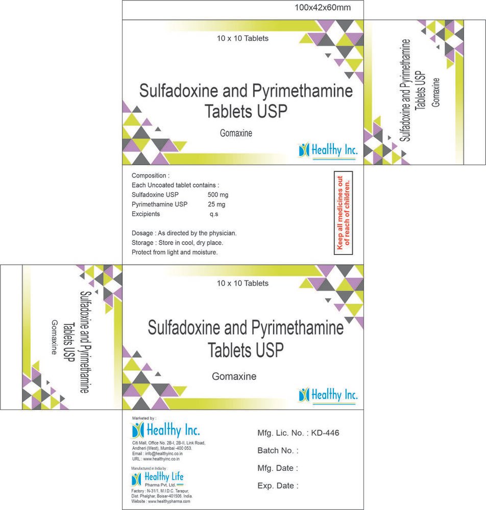 Sulfadoxine and Pyrimethamine Tablets (SP) Sulfadoxine and Pyrimethamine Tablets (SP)