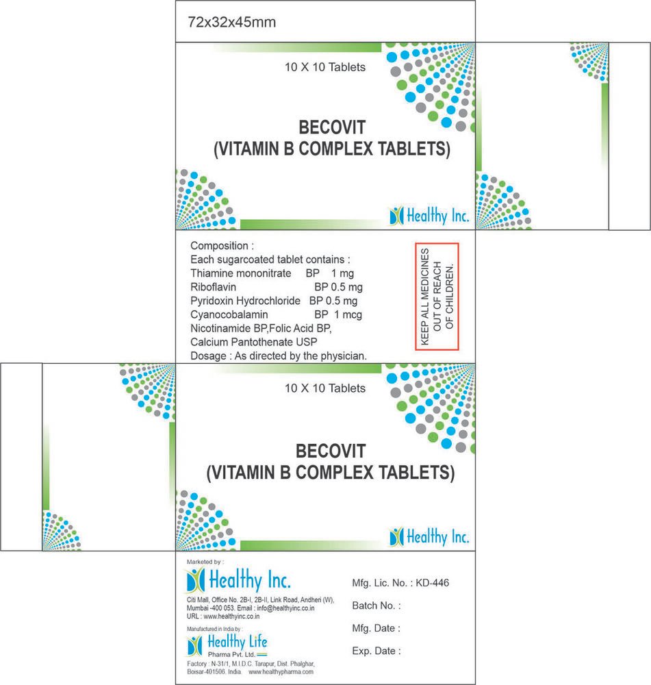 Vitamin B-Complex + Vitamin B12 Tablets Vitamin B-Complex + Vitamin B12 Tablets
